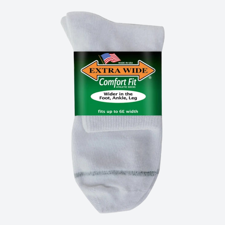 Men's Extra Wide 7500 Quarter Medical Socks