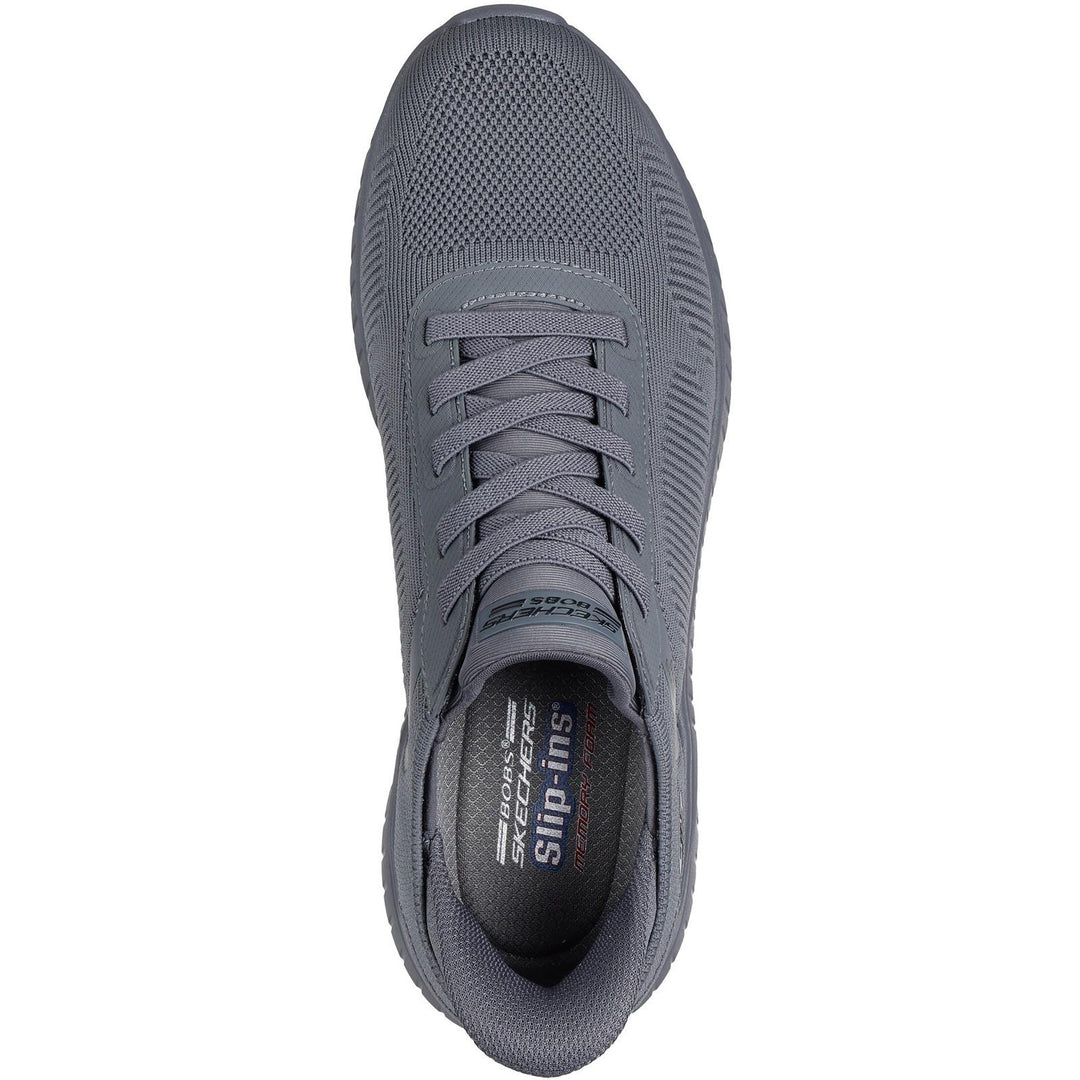 Men's Wide Fit Skechers Slip-ins 118312 Bobs Sport Squad Chaos Solid Step Sneakers
