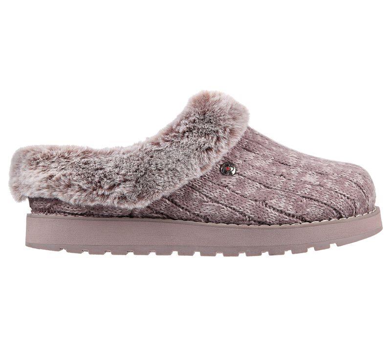 Womens Wide Fit Skechers Keepsakes Ice Angel Mule Slippers