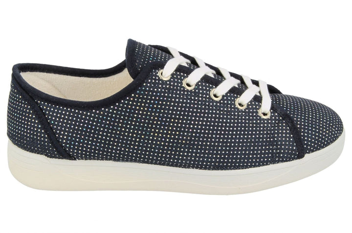 Womens Wide Fit DB Tampa Canvas Shoes