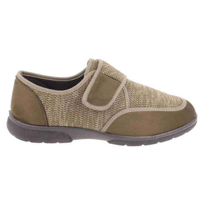 Men's Wide Fit DB Gavin Velcro Slippers