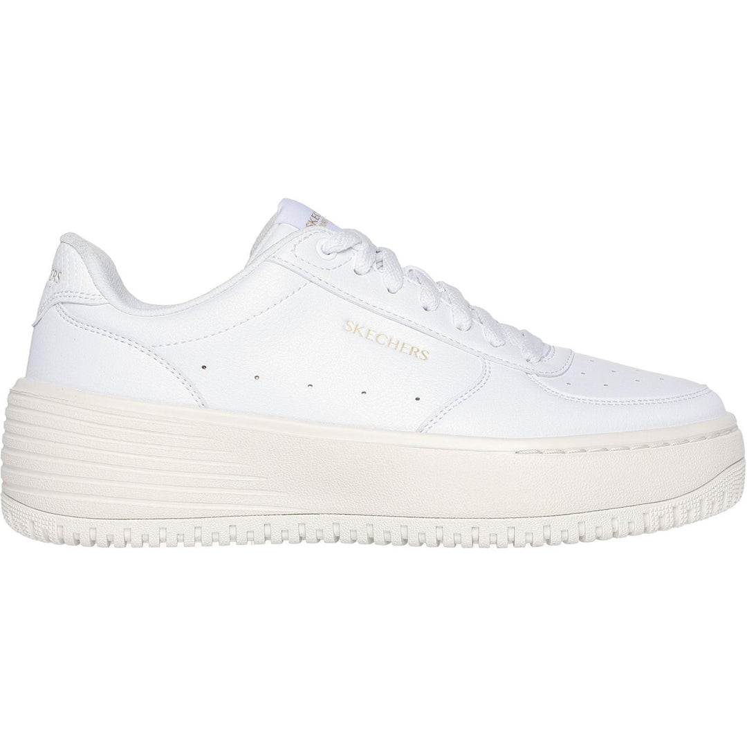 Women's Wide Fit Skechers 185110 Court Classics Grand 92 Be Lifted Sneakers