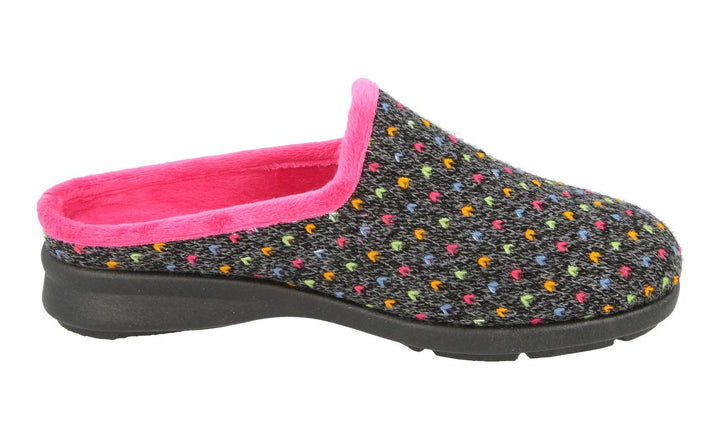 Womens Wide Fit DB Welney Mule Slippers