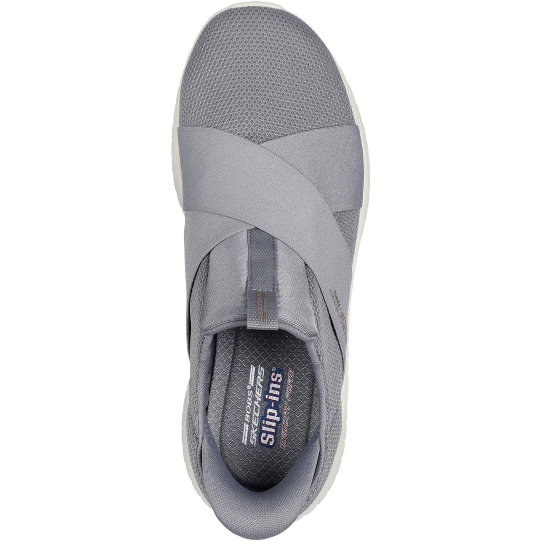 Women's Wide Fit Skechers 117505 Slip-ins Bobs Sport Squad Chaos Sneakers