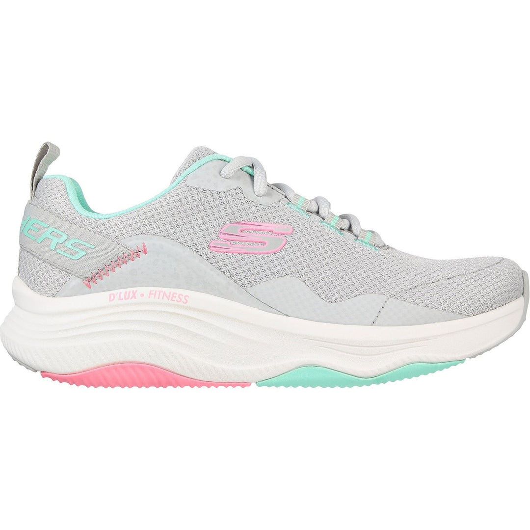 Women's Wide Fit Skechers 149835 D'Lux Fitness Roam Free Sneakers