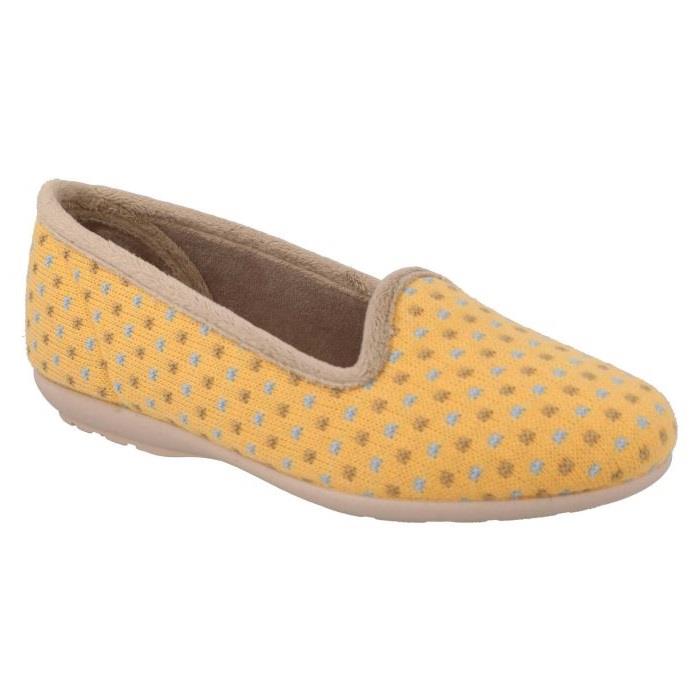Women's Wide Fit DB Lacey Slip-on Slippers