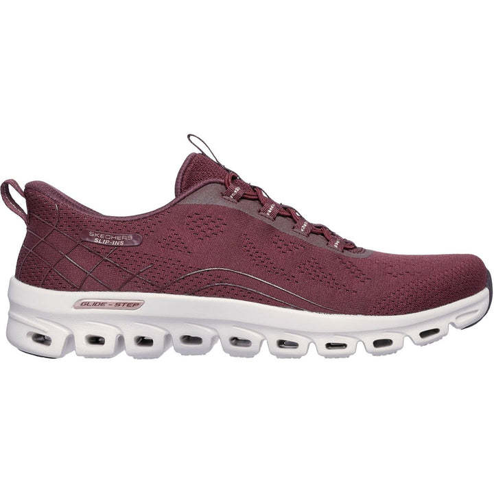 Women's Wide Fit Skechers 104750 Slip-ins Glide Step Elevate Amaze Sneakers