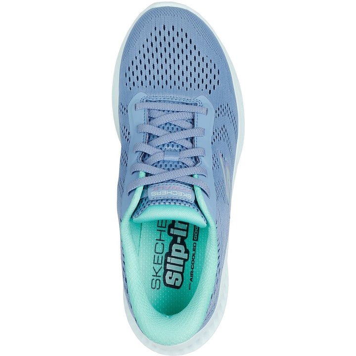Women's Wide Fit Skechers 125643 Slip-ins Go Walk Now Khloe Sneakers