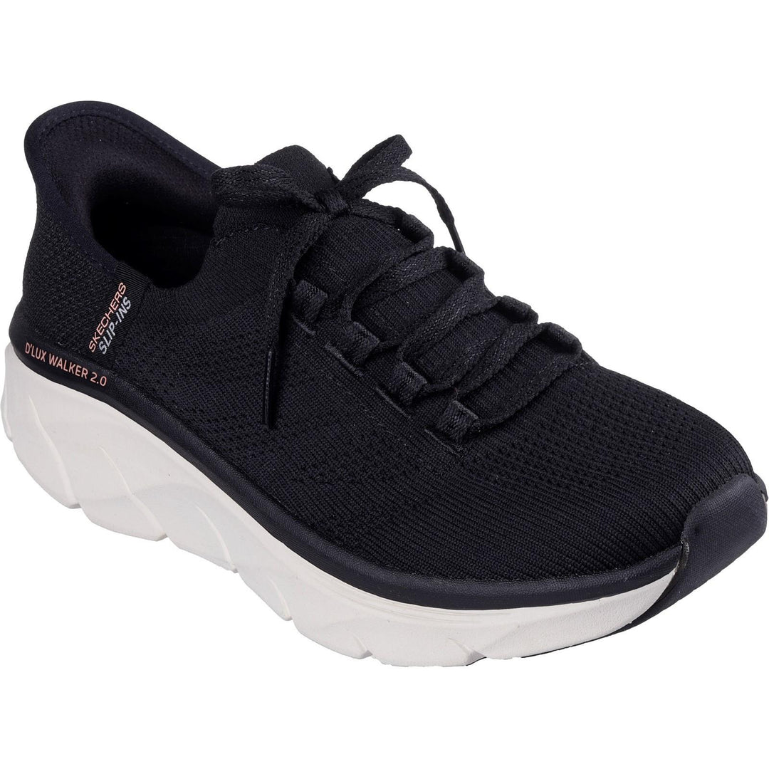 Women's Relaxed Fit Skechers 150105 Slip-ins Dlux Walker 2.0 Polyester Sneakers