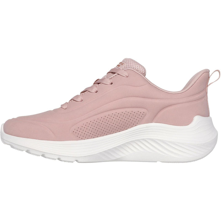 Women's Wide Fit Skechers 117485 Bobs Sport Squad Waves Just Wading Sneakers