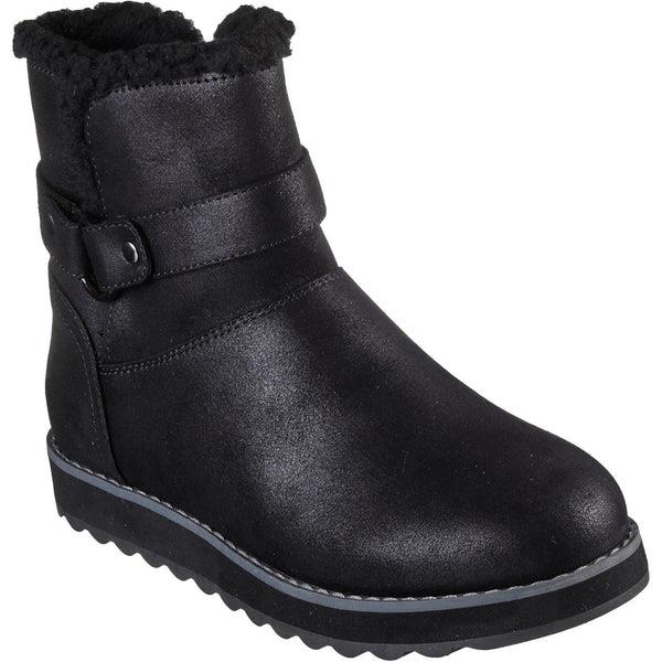 Women's Wide Fit Skechers 167615 Keepsakes 2.0 Boots - Black