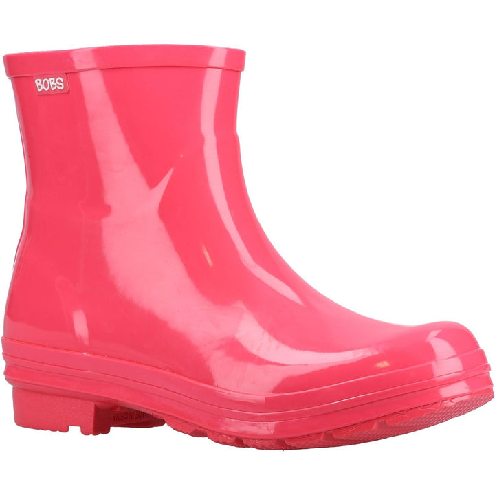 Women's Wide Fit Skechers 113377 Rain Check Neon Puddles Wellingtons Boots