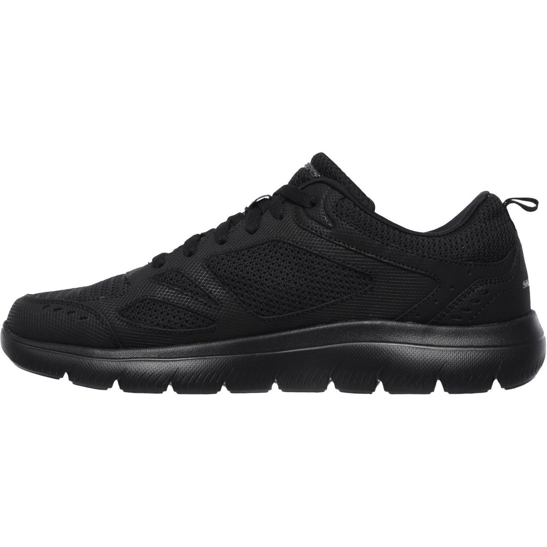 Men's Wide Fit Skechers 52812 Summits South Rim Sports Sneakers - Black