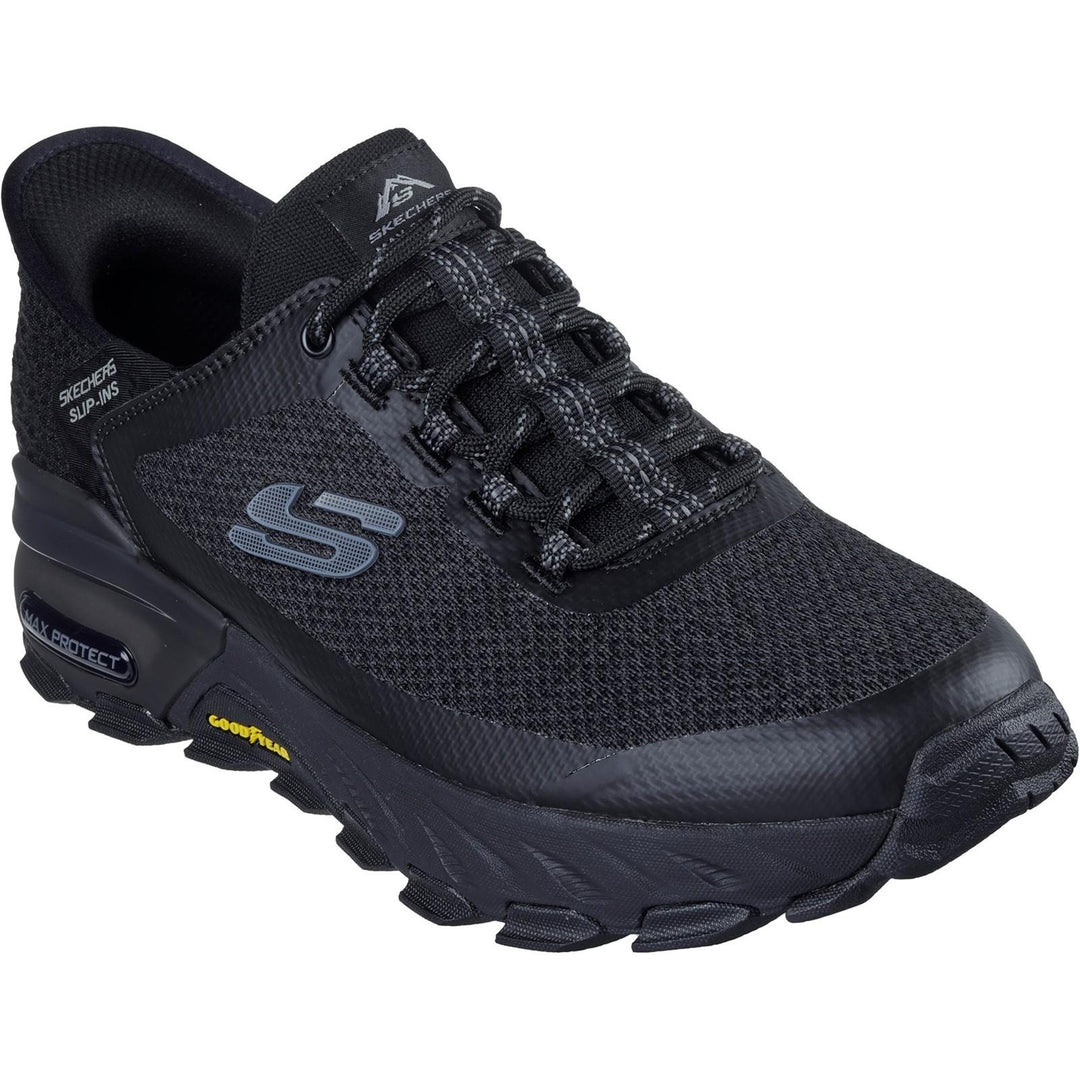 Men's Wide Fit Skechers 237309 Slip-ins Max Protect Assembly Sneakers - Black