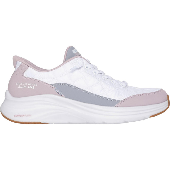 Women's Wide Fit Skechers 150404 Slip-ins Contour Foam Cozy Fit Sneakers