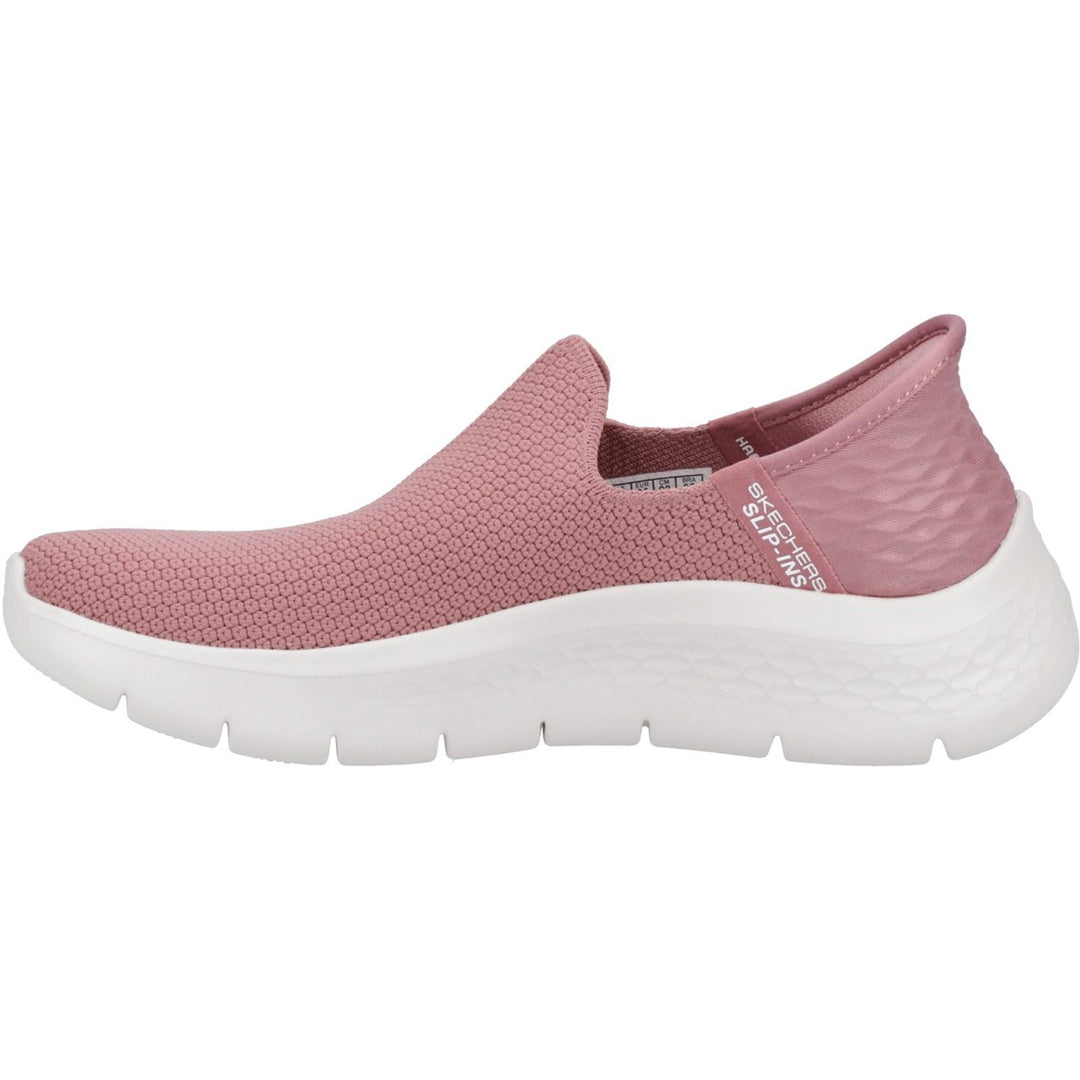 Women's Wide Fit Skechers Slip-ins 124820 Go Walk Flex Sunset Sneakers