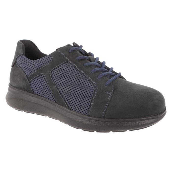 Men's Wide Fit DB Samuel Lace up\Zip Sneakers