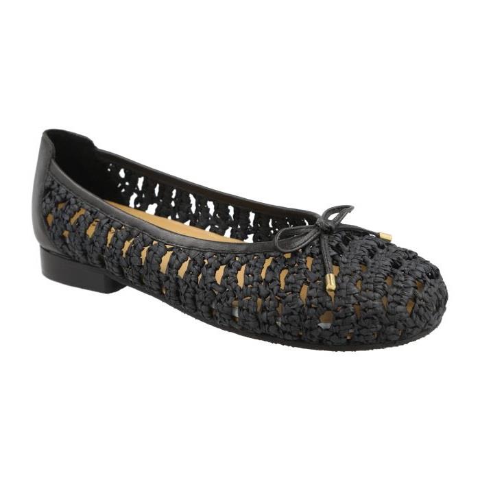 Women's Wide Fit DB Raffia Shoes