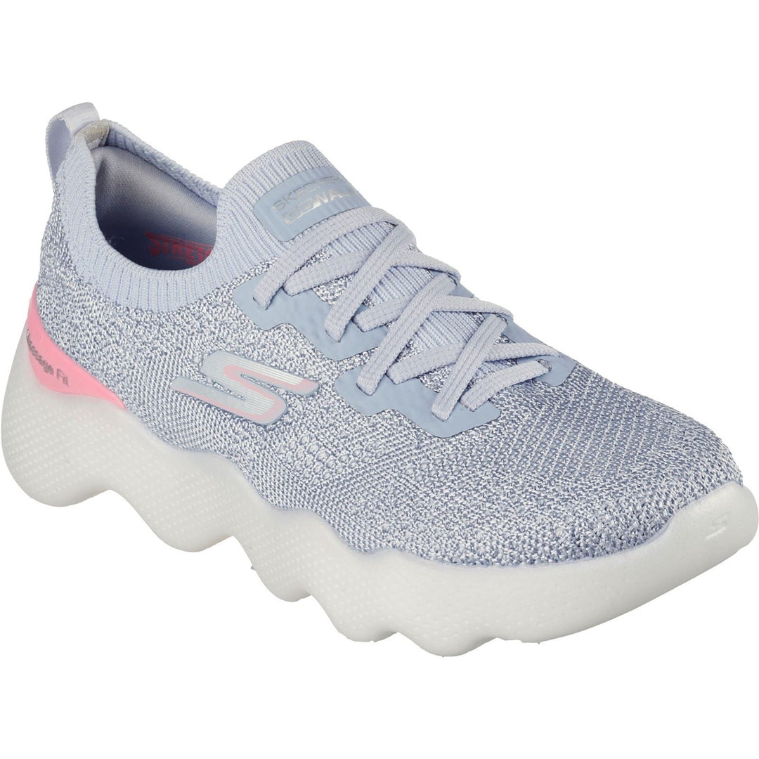 Women's Wide Fit Skechers 124905 Go Walk Massage Fit Upsur Sneakers