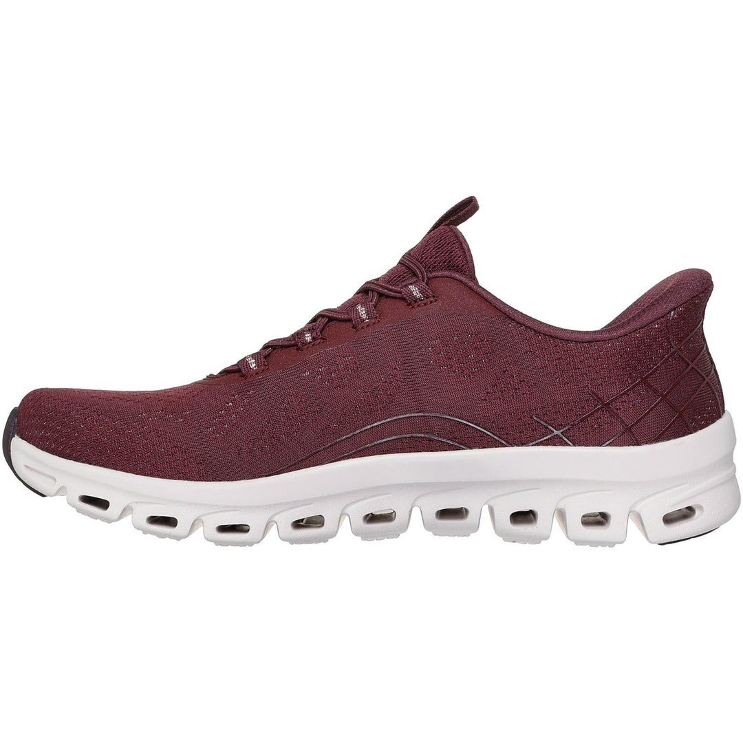 Women's Wide Fit Skechers 104750 Slip-ins Glide Step Elevate Amaze Sneakers