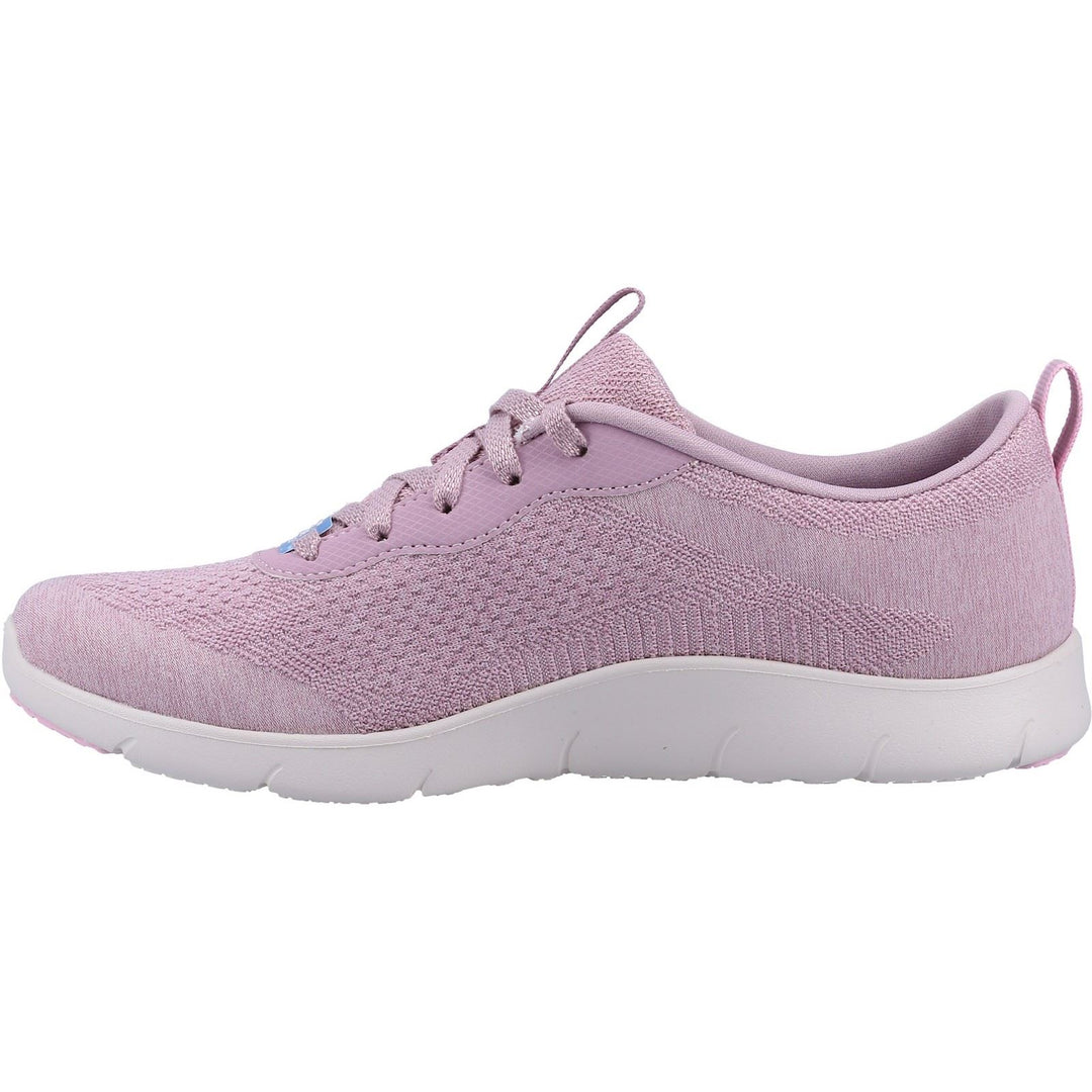 Women's Wide Fit Skechers 104272 Arch Fit Refine Sneakers - Mauve