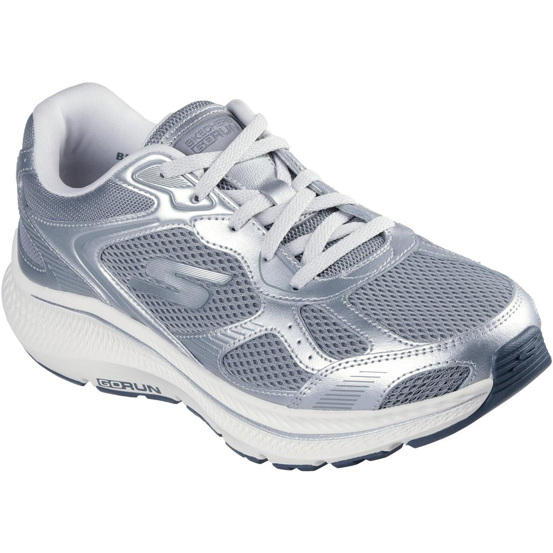 Women's Wide Fit Skechers 128633 Go Run Consistent 2.0 Volt Sneakers
