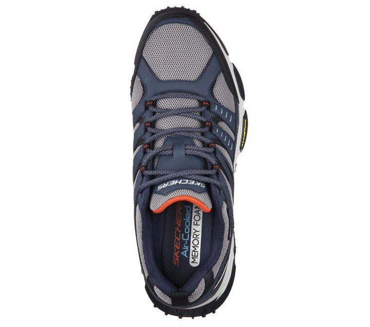 Men's Wide Fit Skechers 237214 Air Envoy Water Repellent outdoor Walking Sneakers - Navy/Grey