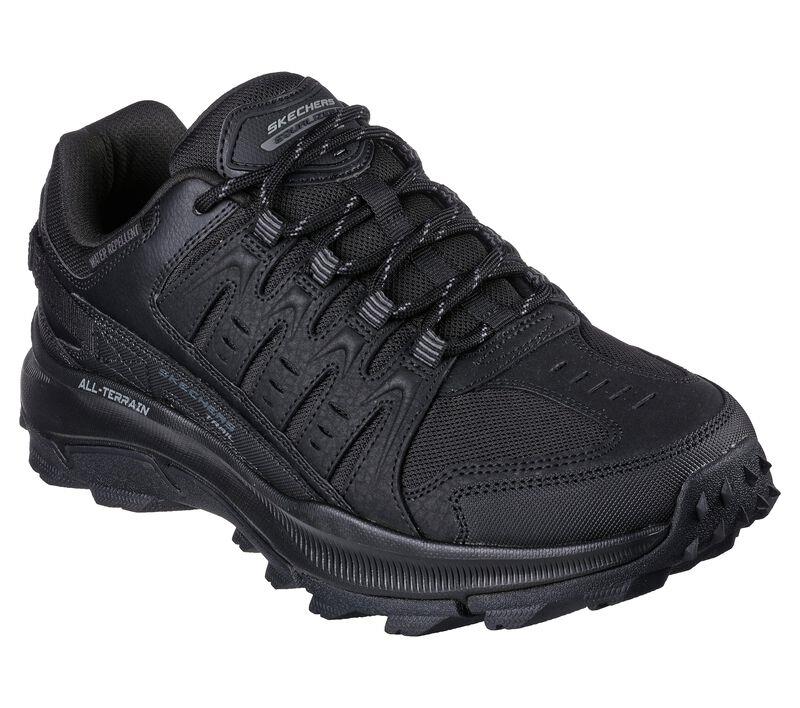 Men's Wide Fit Skechers 237501 Equalizer 5.0 Trail-Solix Walking Sneakers - Black