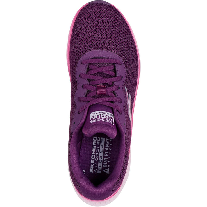 Women's Wide Fit Skechers 128621 Go Run Consistent 2.0 Fast Pace Sneakers