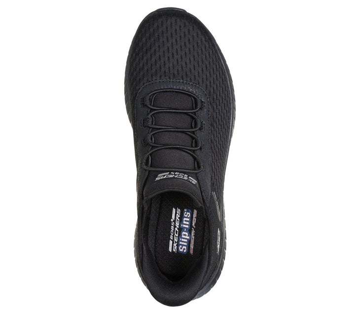 Women's Wide Fit Skechers 117504W Slip-ins Bobs Sport Squad Chaos In Color Sneakers