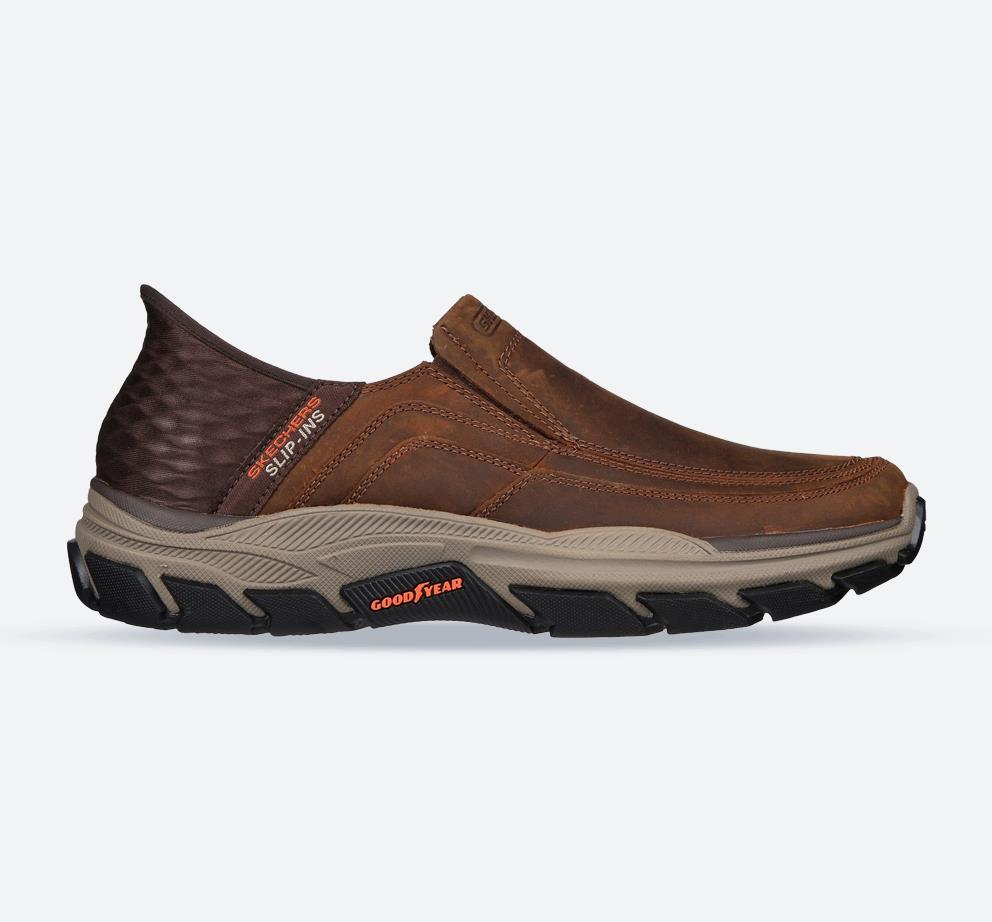 Herren Relaxed Fit Skechers 204810 Slip-ins Respected Elgin Sneakers