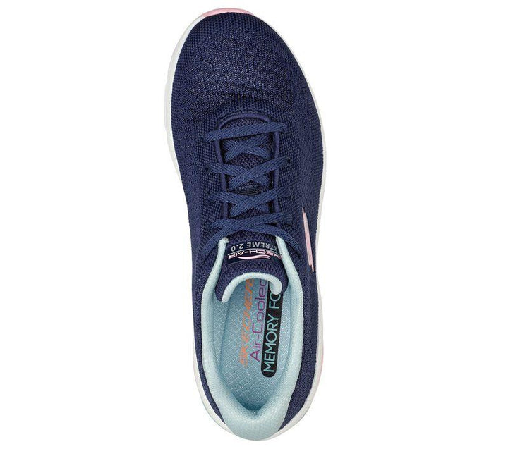 Skechers Womens Skech-Air Extreme 2.0 - Classic Vibe Shoes Navy/Light Blue