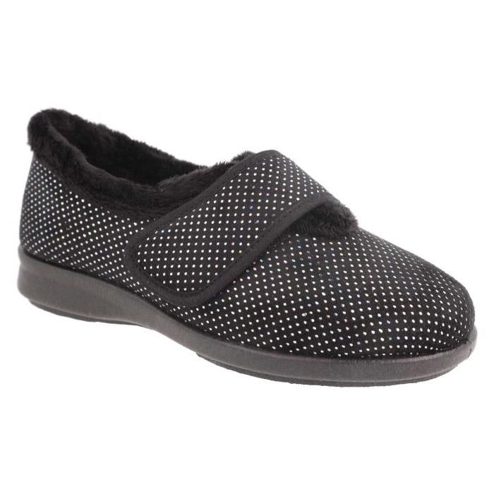Women's Wide Fit DB Heidi Slippers