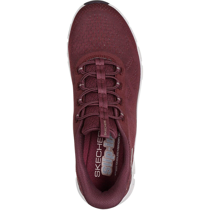 Women's Wide Fit Skechers 104750 Slip-ins Glide Step Elevate Amaze Sneakers