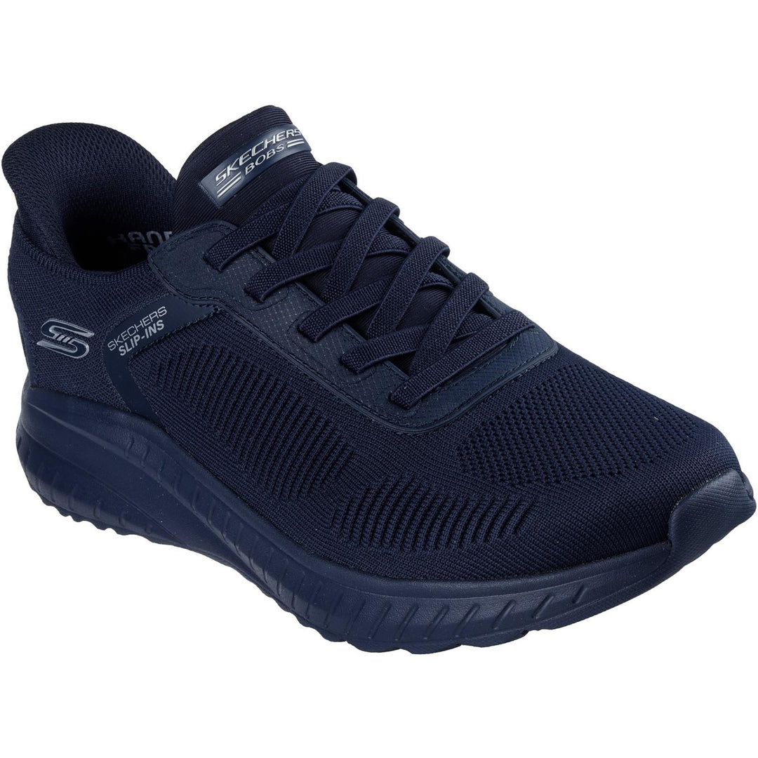 Men's Wide Fit Skechers Slip-ins 118312 Bobs Sport Squad Chaos Solid Step Sneakers