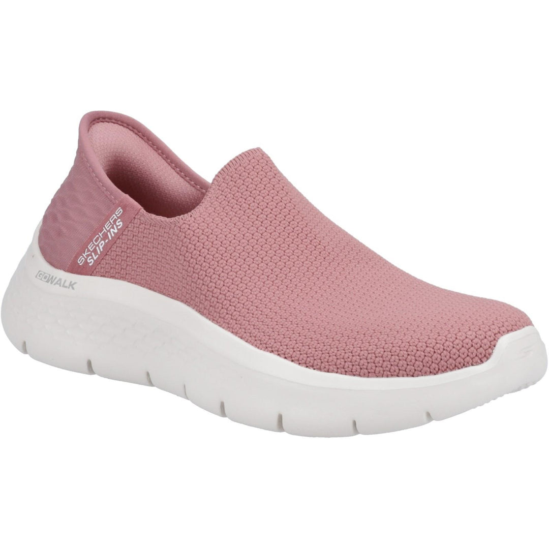 Women's Wide Fit Skechers Slip-ins 124820 Go Walk Flex Sunset Sneakers