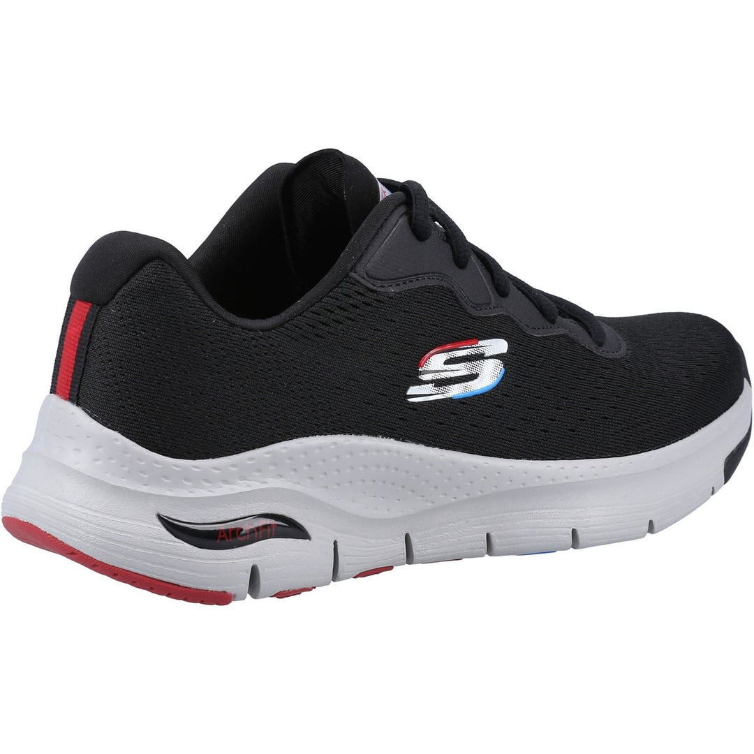 Men's Wide Fit Skechers 232303 Arch Fit Sneakers - Black