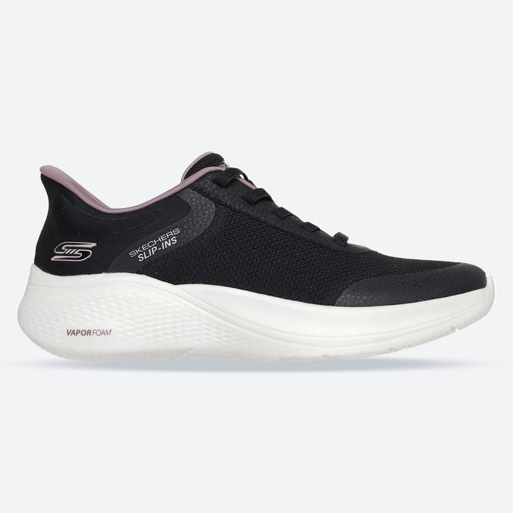 Women's Wide Fit Skechers 117555 Slip-ins Bobs Sport Infinity Vapor Glow Sneakers