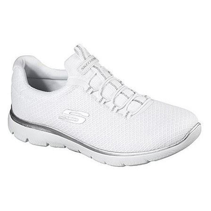 Women's Wide Fit Skechers 12980 Summits Slip On Sports Sneakers