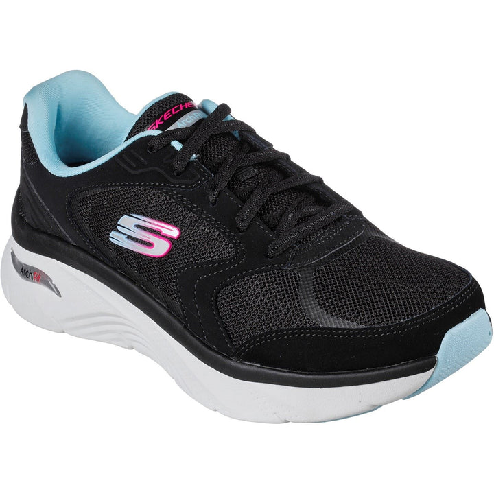 Women's Wide Fit Skechers 149686 Arch Fit D'Lux Sneakers