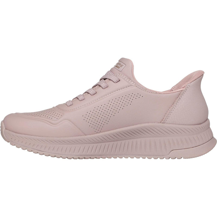 Women's Wide Fit Skechers 117740 Slip-ins Bobs Squad 4 Key Look Sneakers