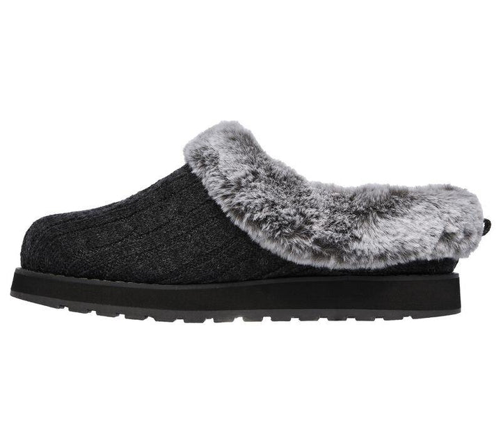 Womens Wide Fit Skechers Keepsakes Ice Angel Mule Slippers