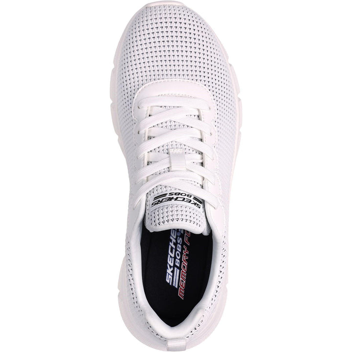 Women's Wide Fit Skechers 117346 Bobs Sport B Flex Visionary Essence Sneakers