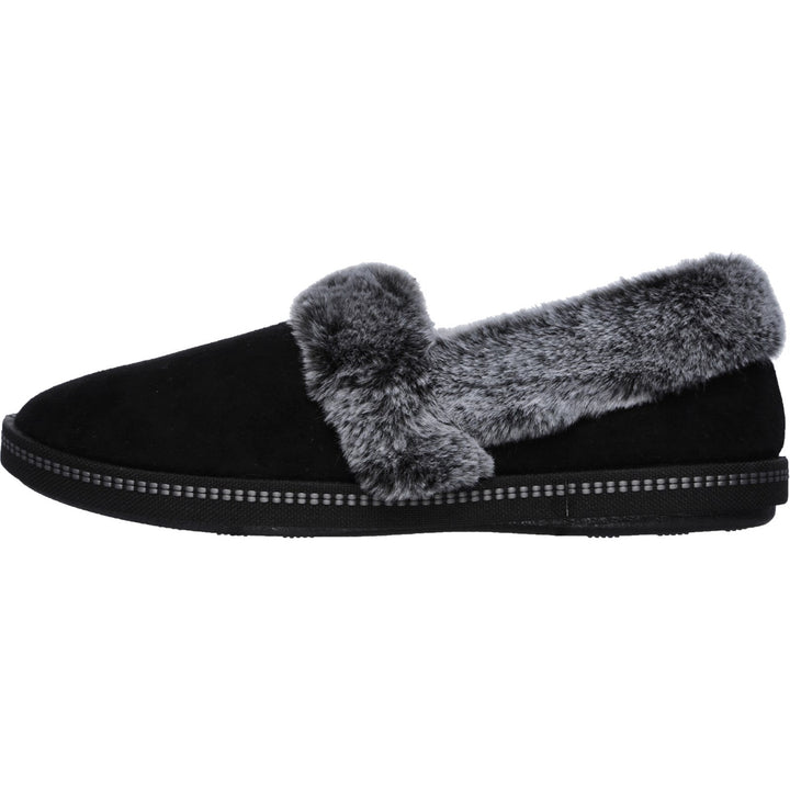 Women's Wide Fit Skechers 32777 Cozy Campfire Team Toasty Slippers