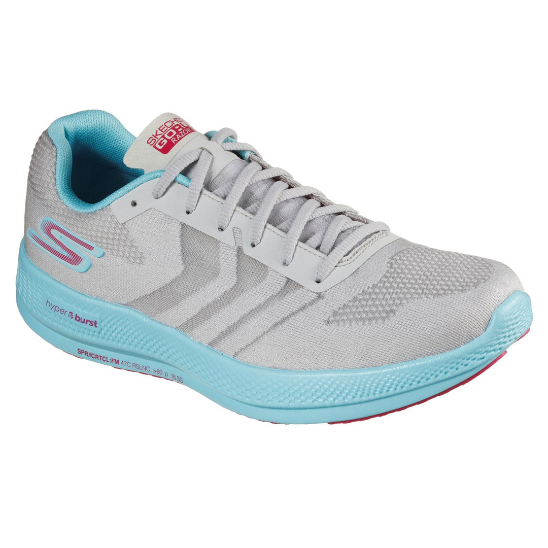 Skechers 130001 Go Run Razor + Sport-Sneakers für Damen mit weiter Passform