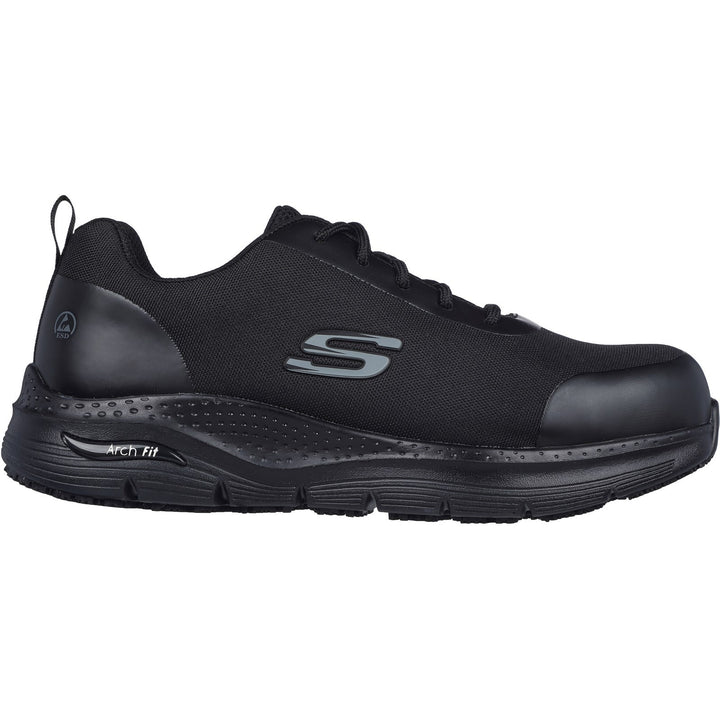 Men's Wide Fit Skechers 200086EC Arch Fit Ringstap Safety Sneakers