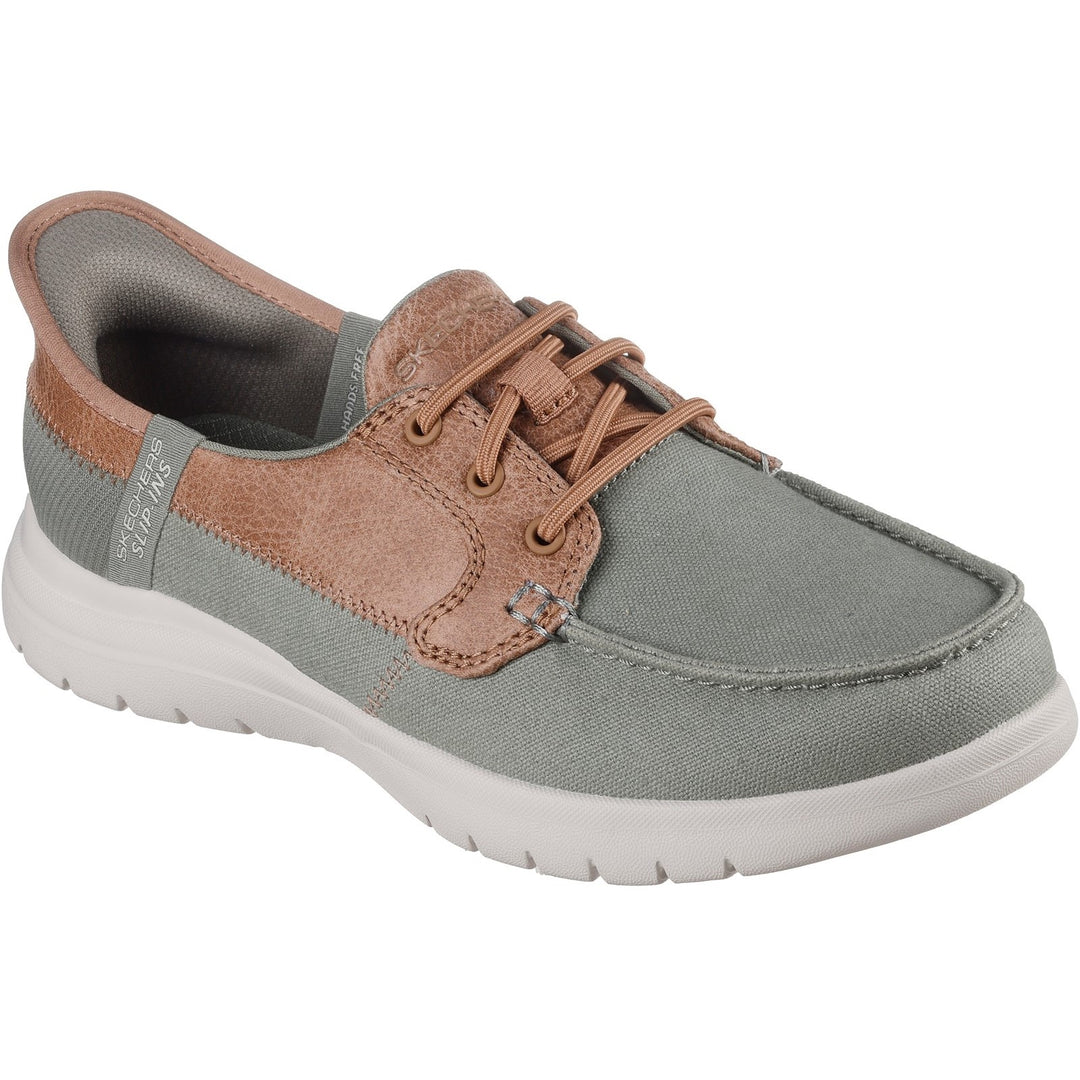 Skechers 136536 Slip-ins On The Go Flex Palmilla Sneakers für Damen mit weiter Passform