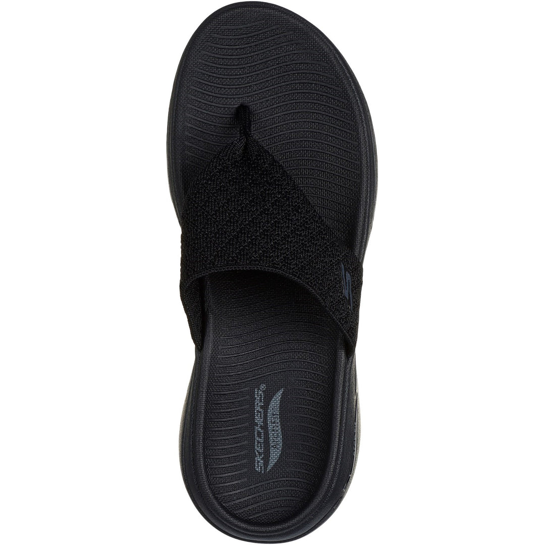Women's Wide Fit Skechers 140803 Go Walk Arch Fit Sandals
