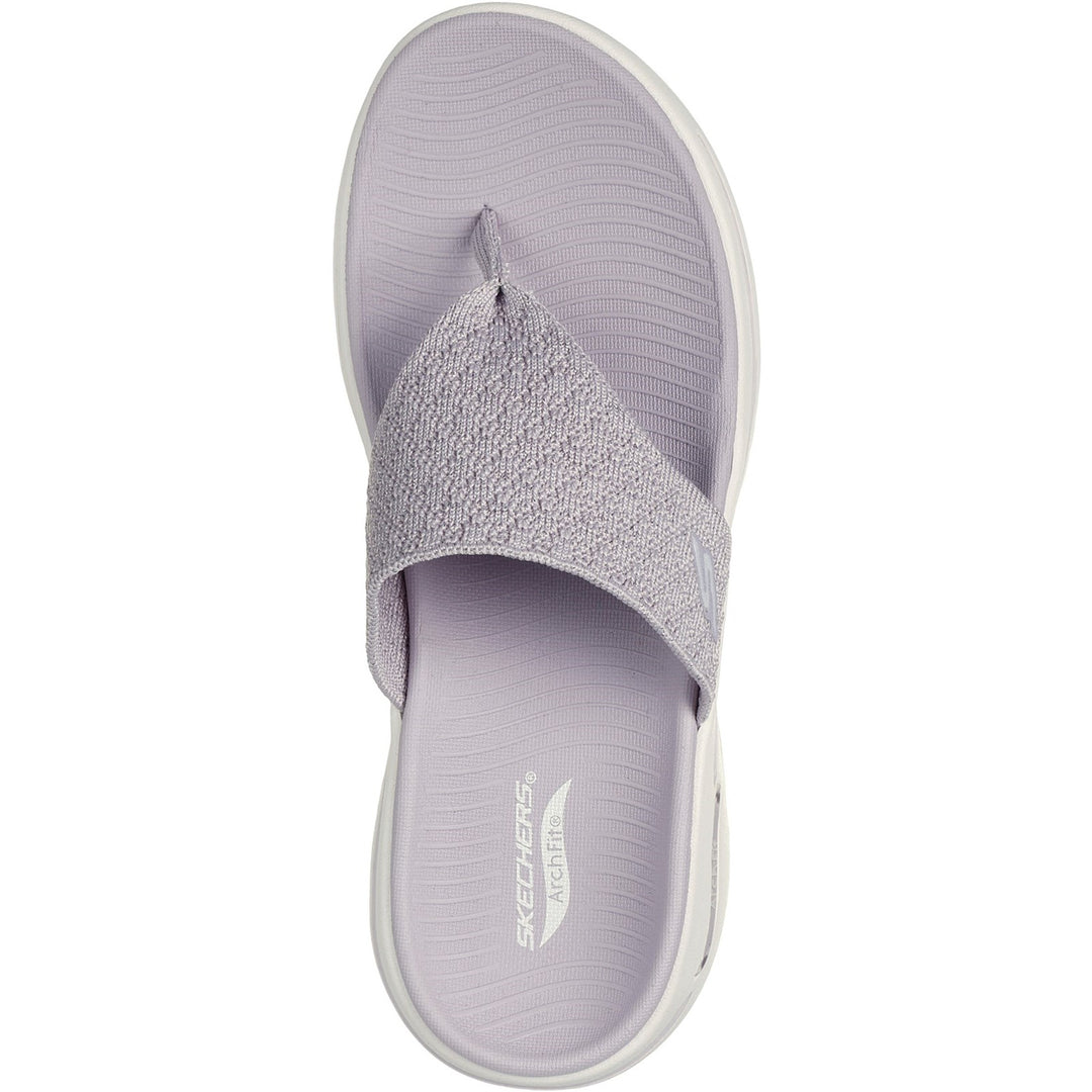 Women's Wide Fit Skechers 140803 Go Walk Arch Fit Sandals