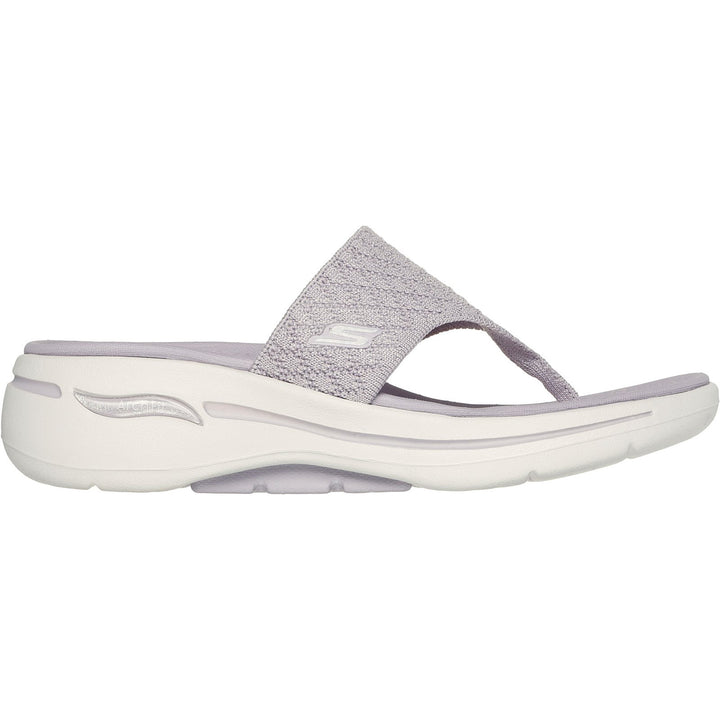 Women's Wide Fit Skechers 140803 Go Walk Arch Fit Sandals